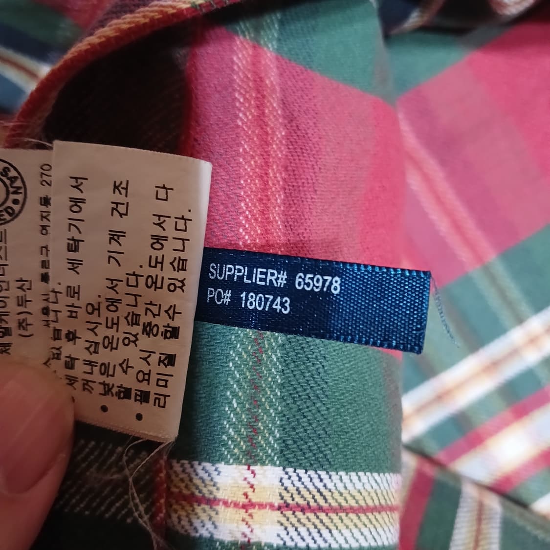 폴로 랄프로렌 타탄 체크 셔츠 상품이미지3