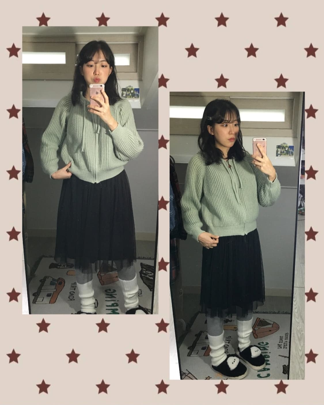 아보카도 가을 니트 후드집업 🥑 상품이미지3