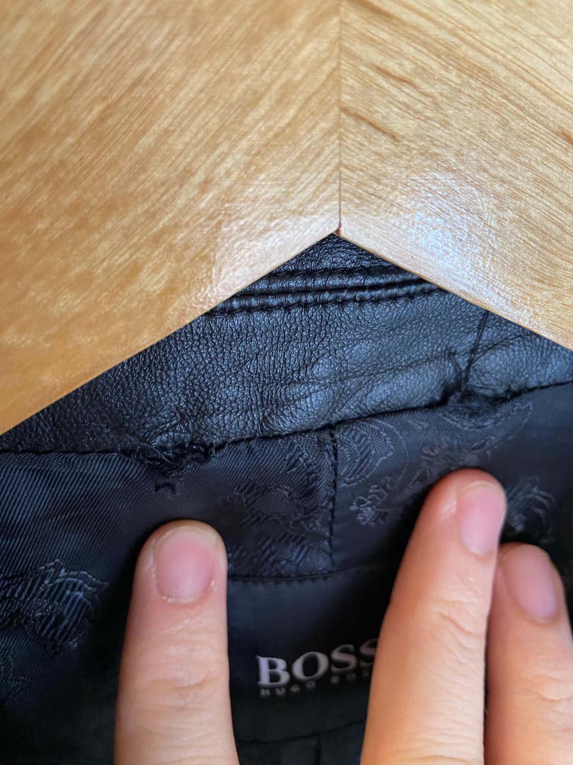 명품 hugo boss 휴고보스 양가죽 블레이저 상품이미지8