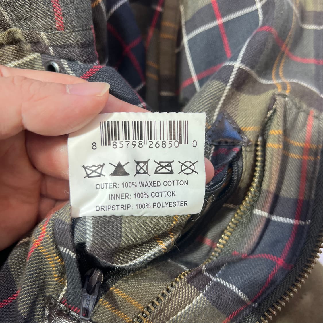 [M 8/9]바버 키즈 뷰포트 왁스자켓 상품이미지4