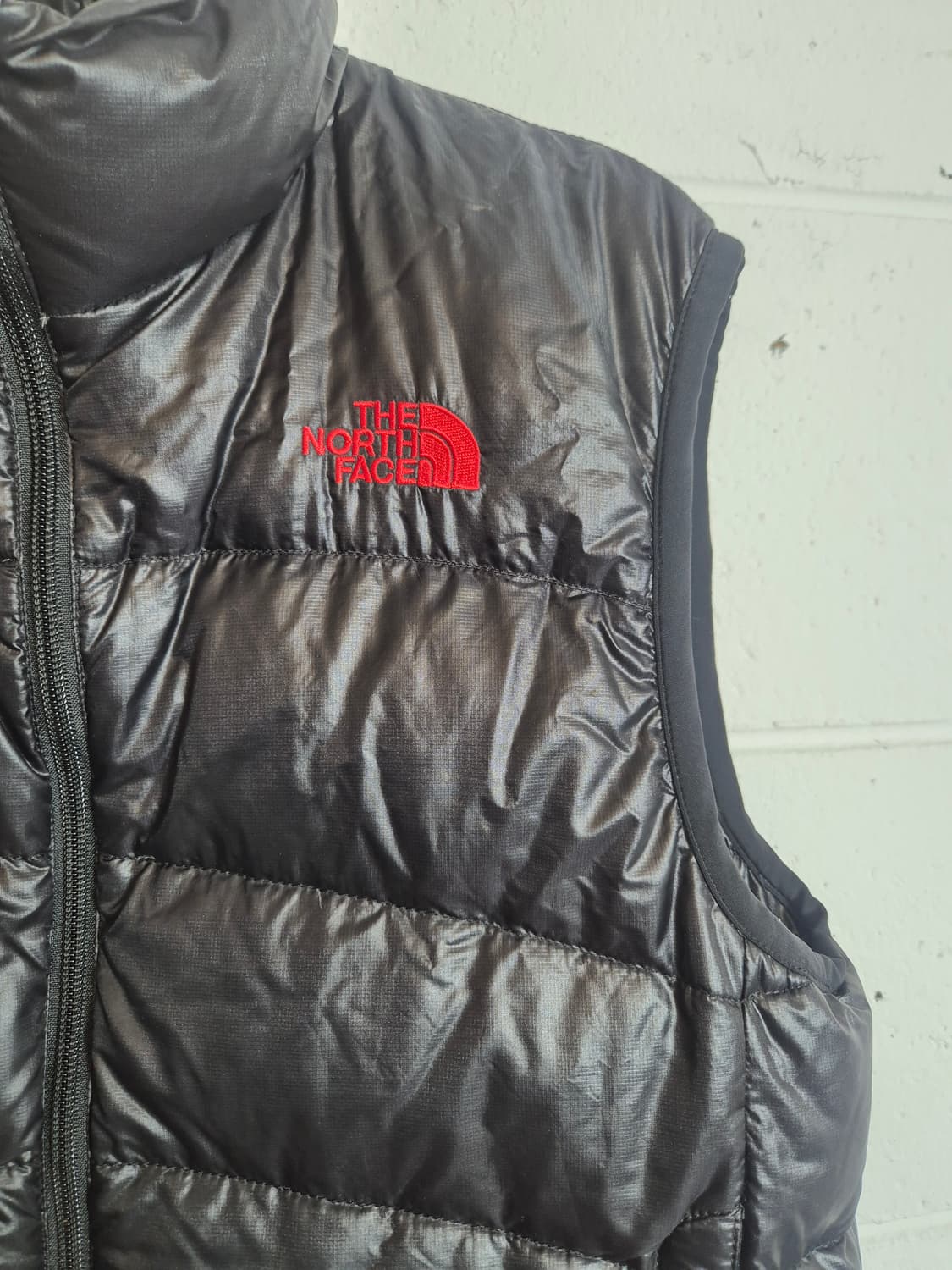 90) 노스페이스 써밋 블랙 패딩 조끼 상품이미지2