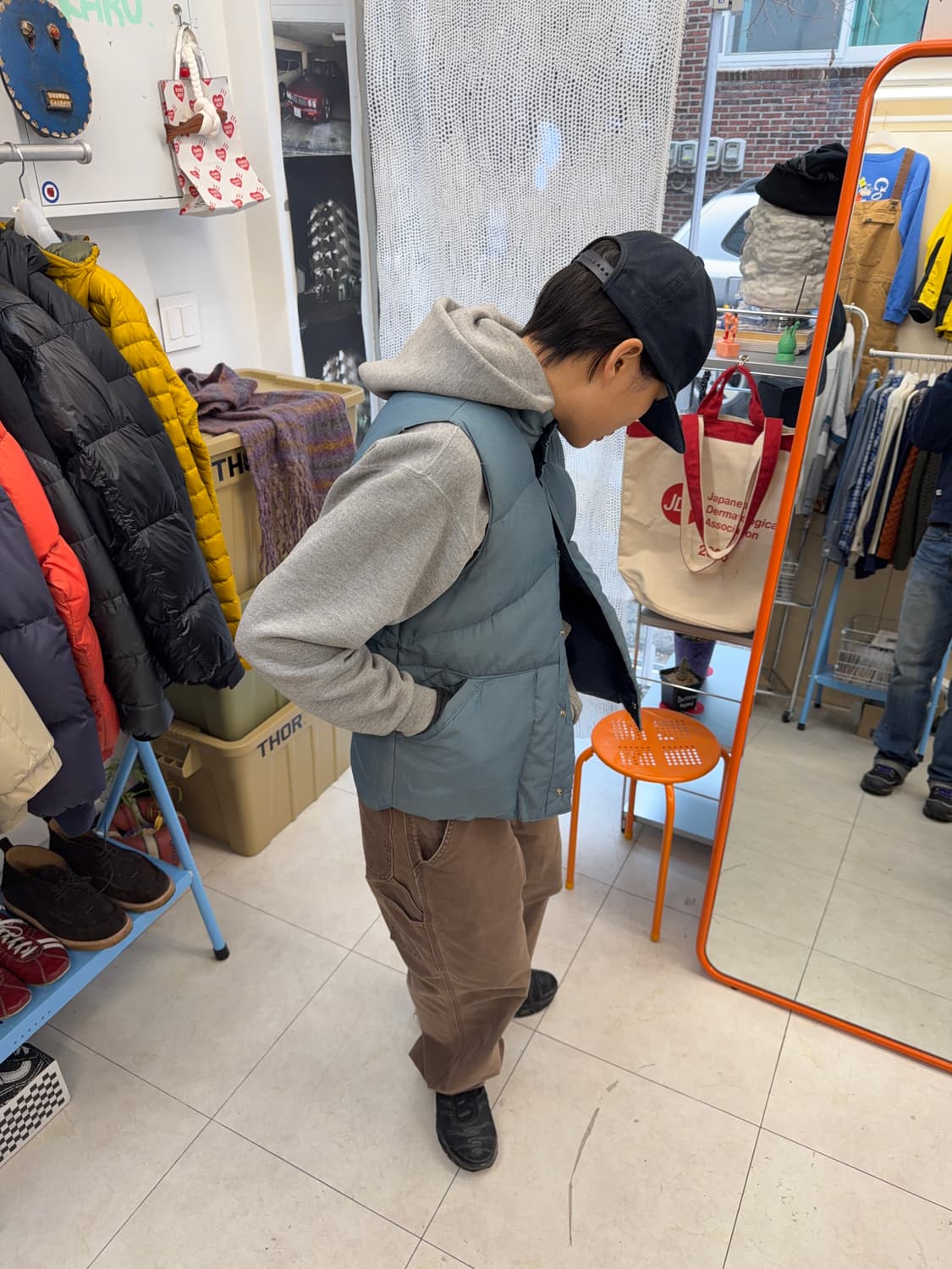 CAMEL down vest 상품이미지1