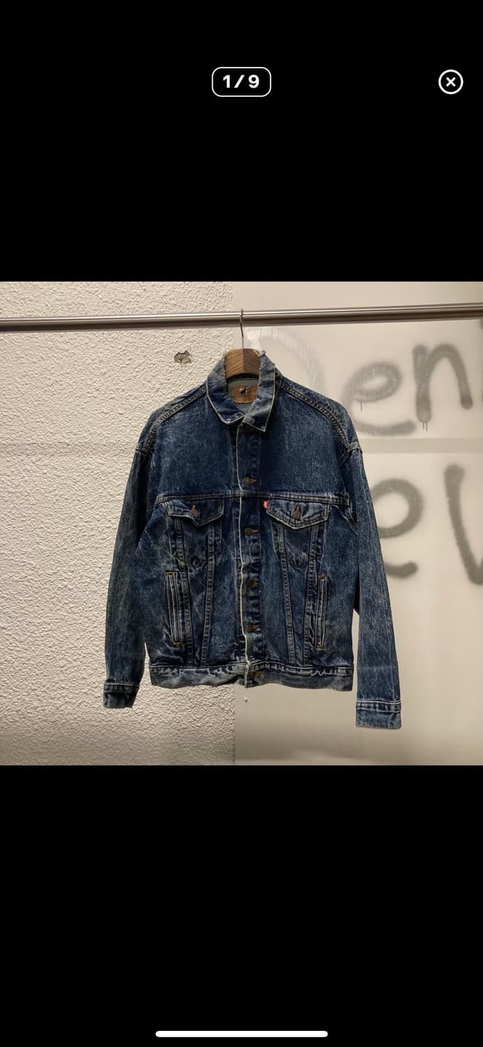 80s USA 빈티지 리바이스 데님 트러커 자켓 상품이미지1