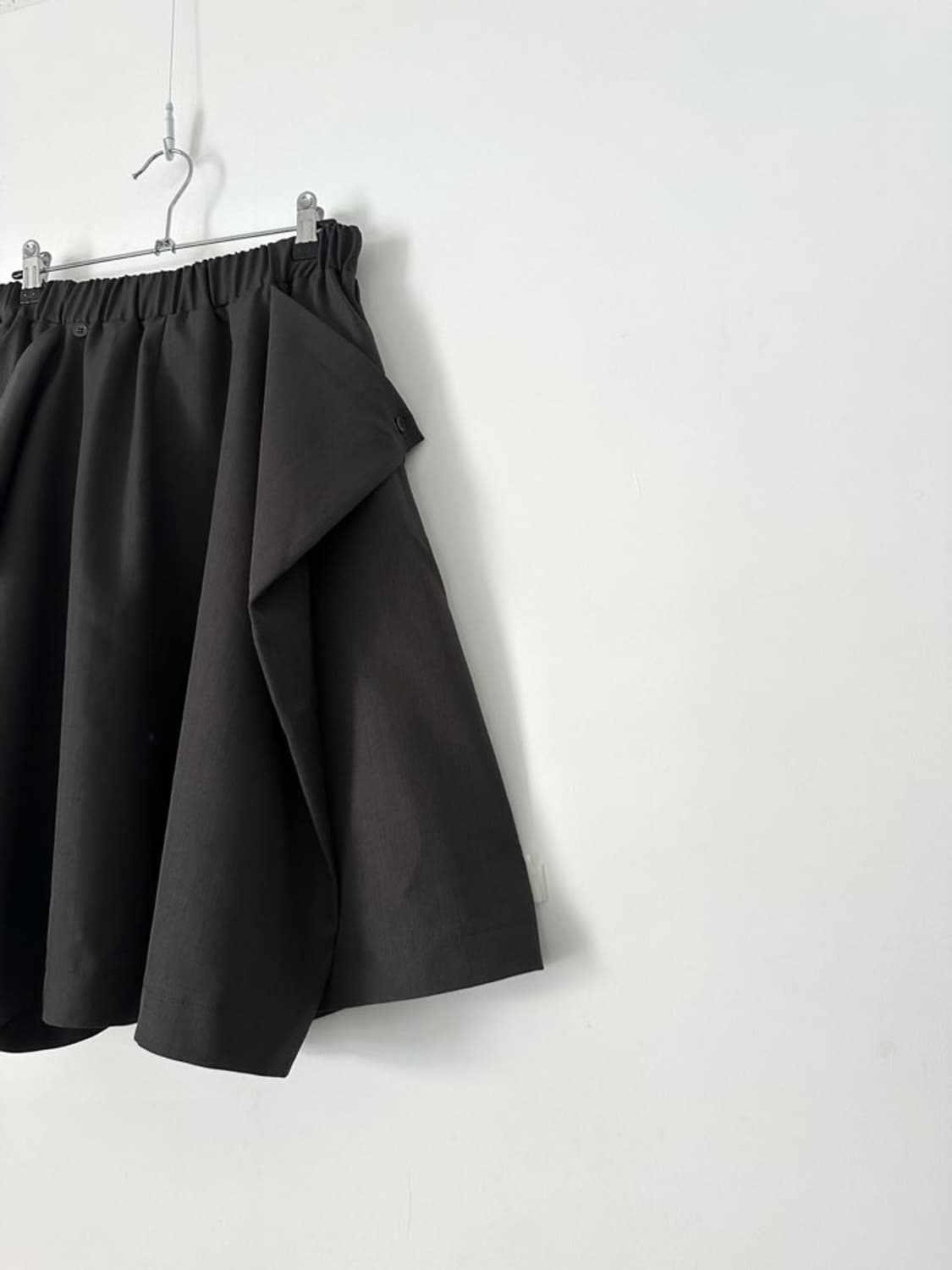 Module button skirt / gray 상품이미지2