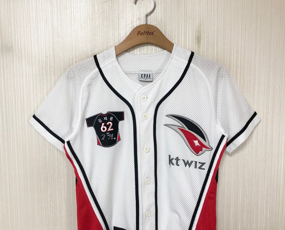 KBO KT위즈 홈유니폼/져지 75 #12 엄상백 상품이미지2