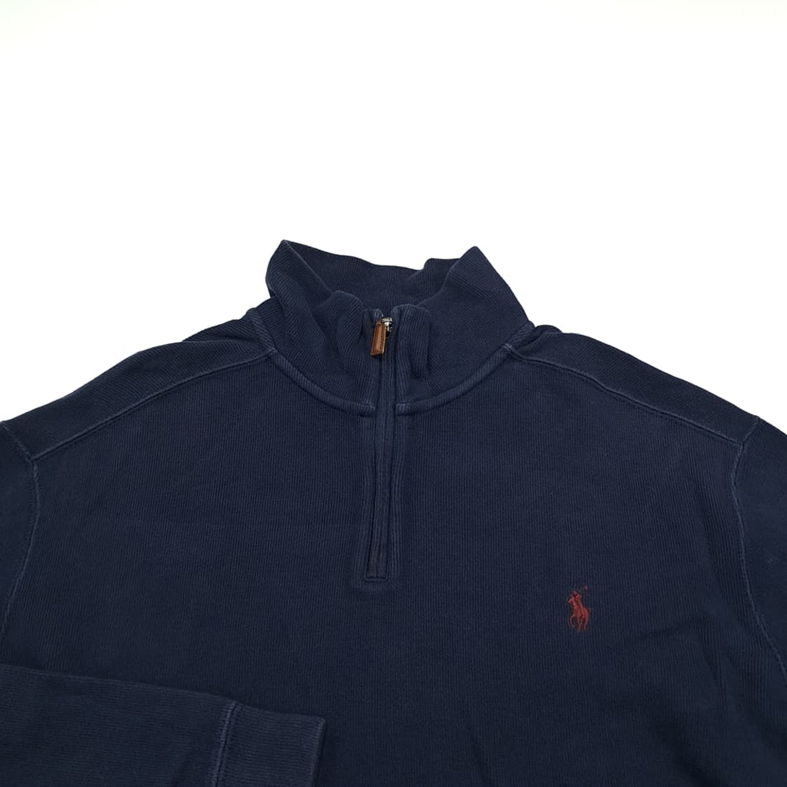 CN878 XL 폴로 랄프로렌 다크네이비 하프집업 긴팔 니트 스웨터 상품이미지3