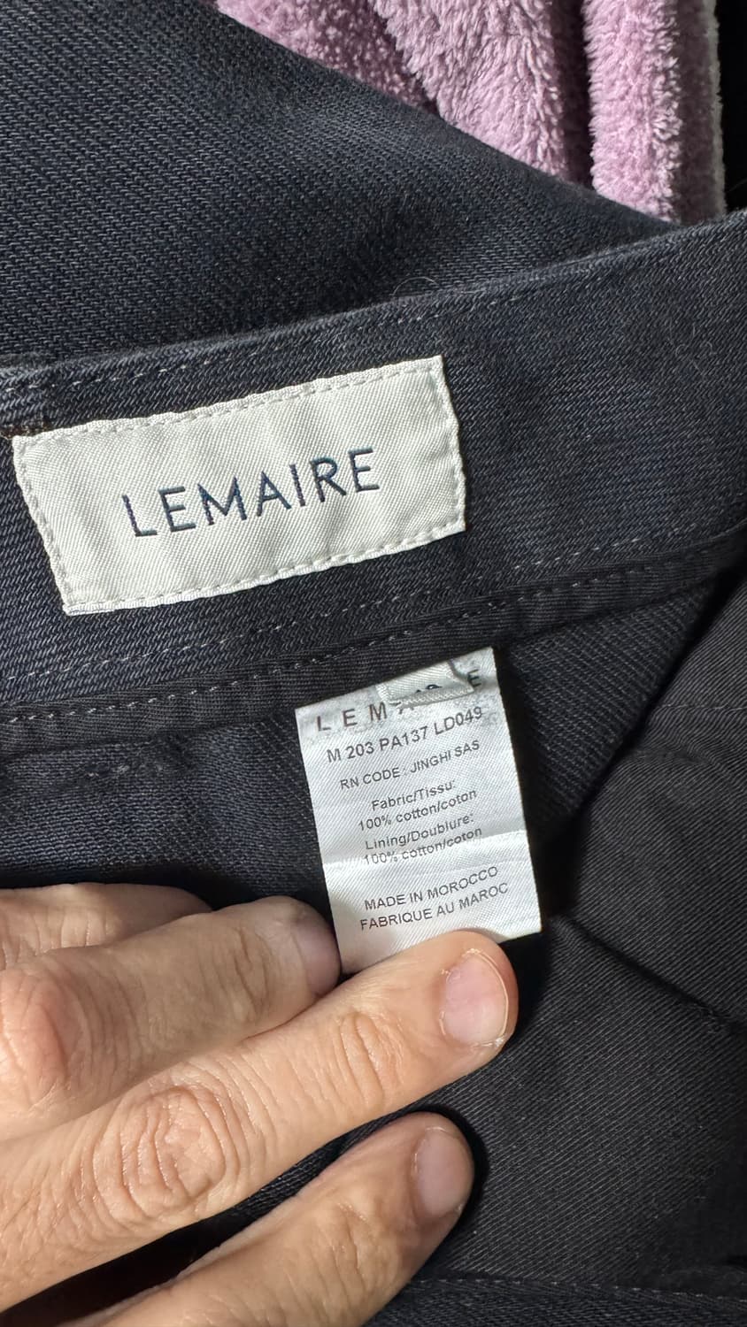 르메르 트위스티드 벨티드 팬츠 21ss (48,벨트 긴 버전) 상품이미지3