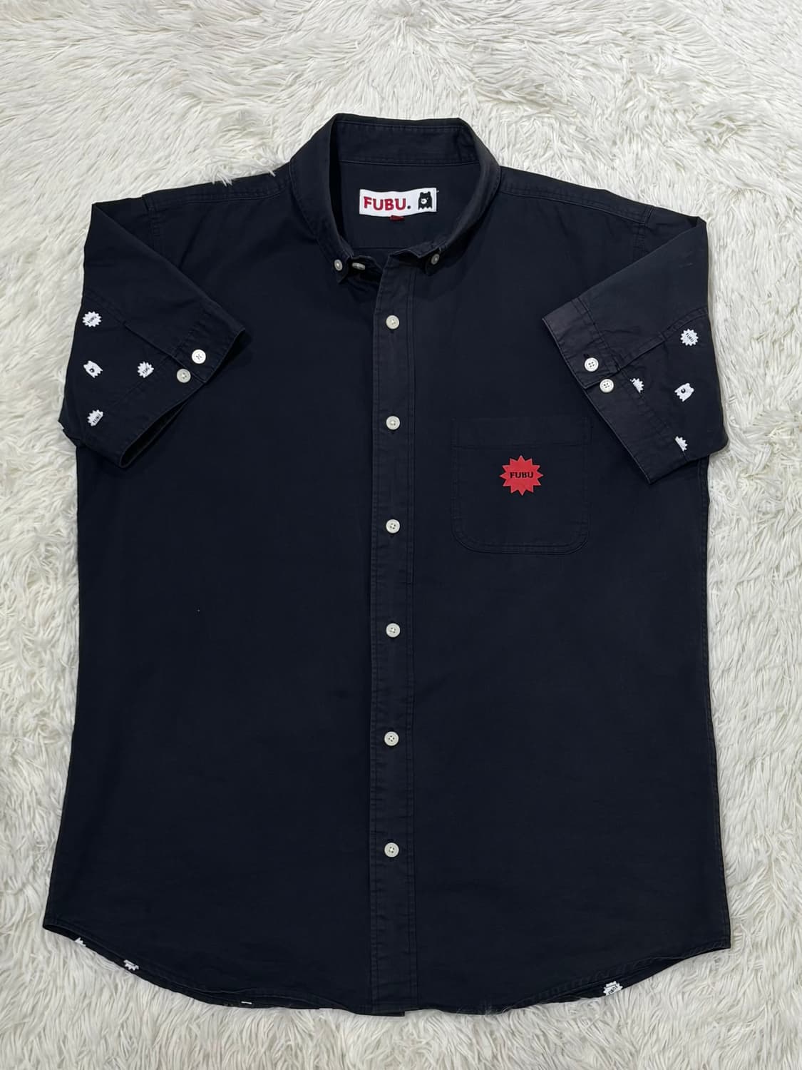 FUBU 후부 패턴 반팔 셔츠 상품이미지3