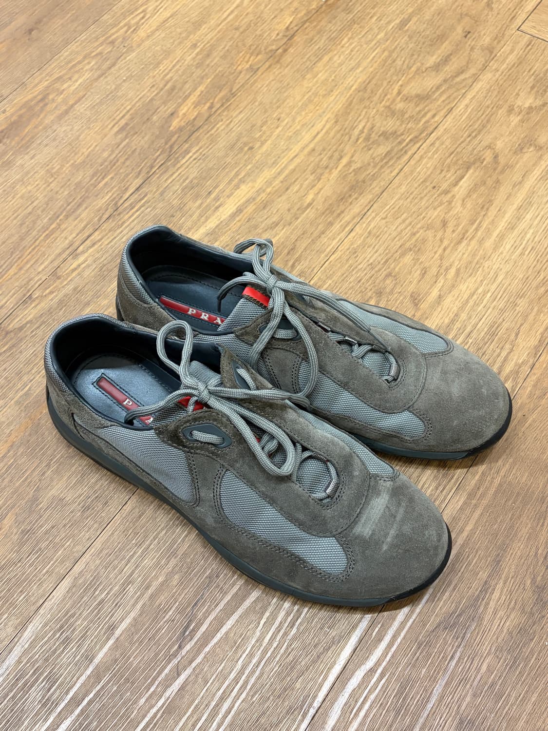 프라다 아메리칸컵 스웨이드 신발 상품이미지1