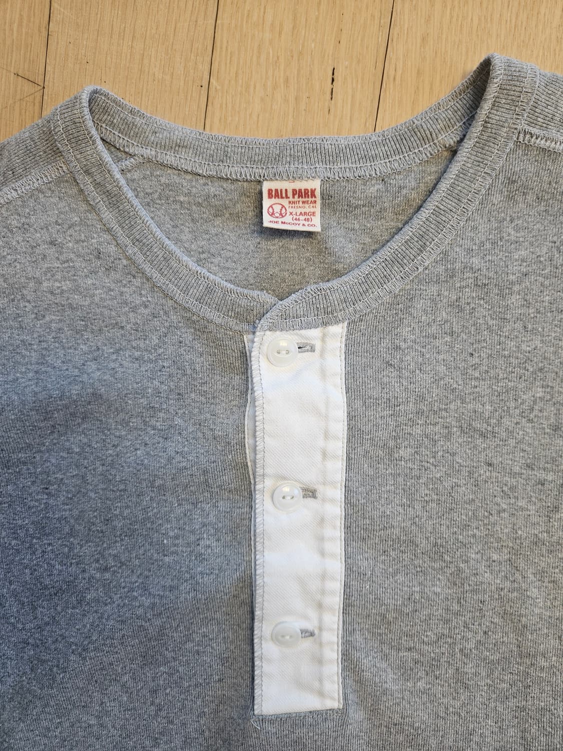 토이즈맥코이 헨리넥 반팔 그레이 XL 상품이미지2