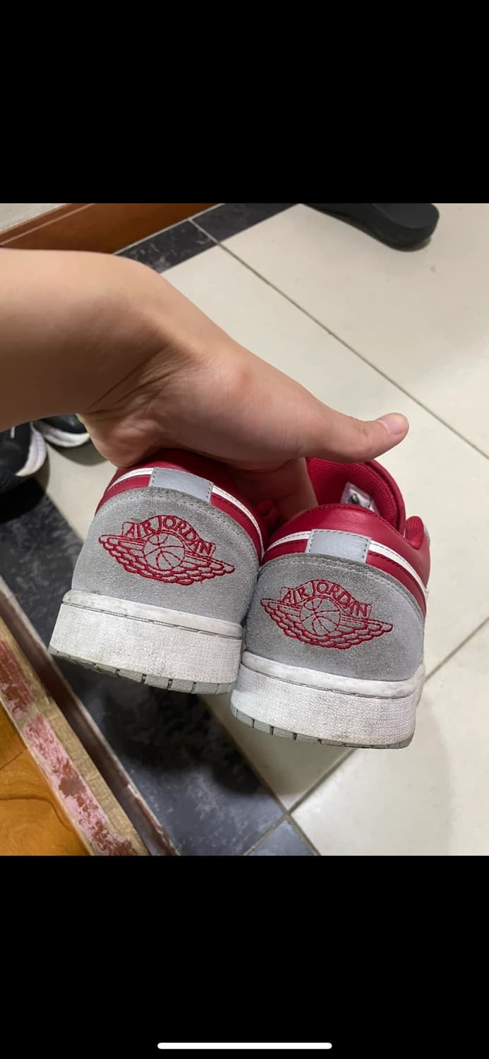 조던 1 로우 SE 라이트 스모크 그레이 짐레드 265 상품이미지3