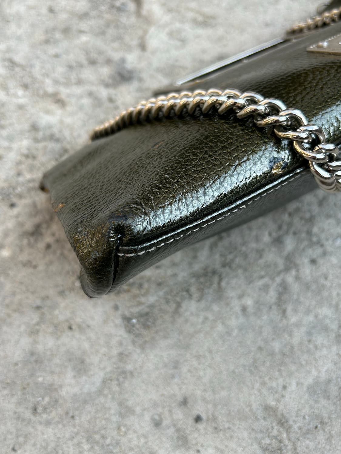 올리브레더 스퀘어백 상품이미지6