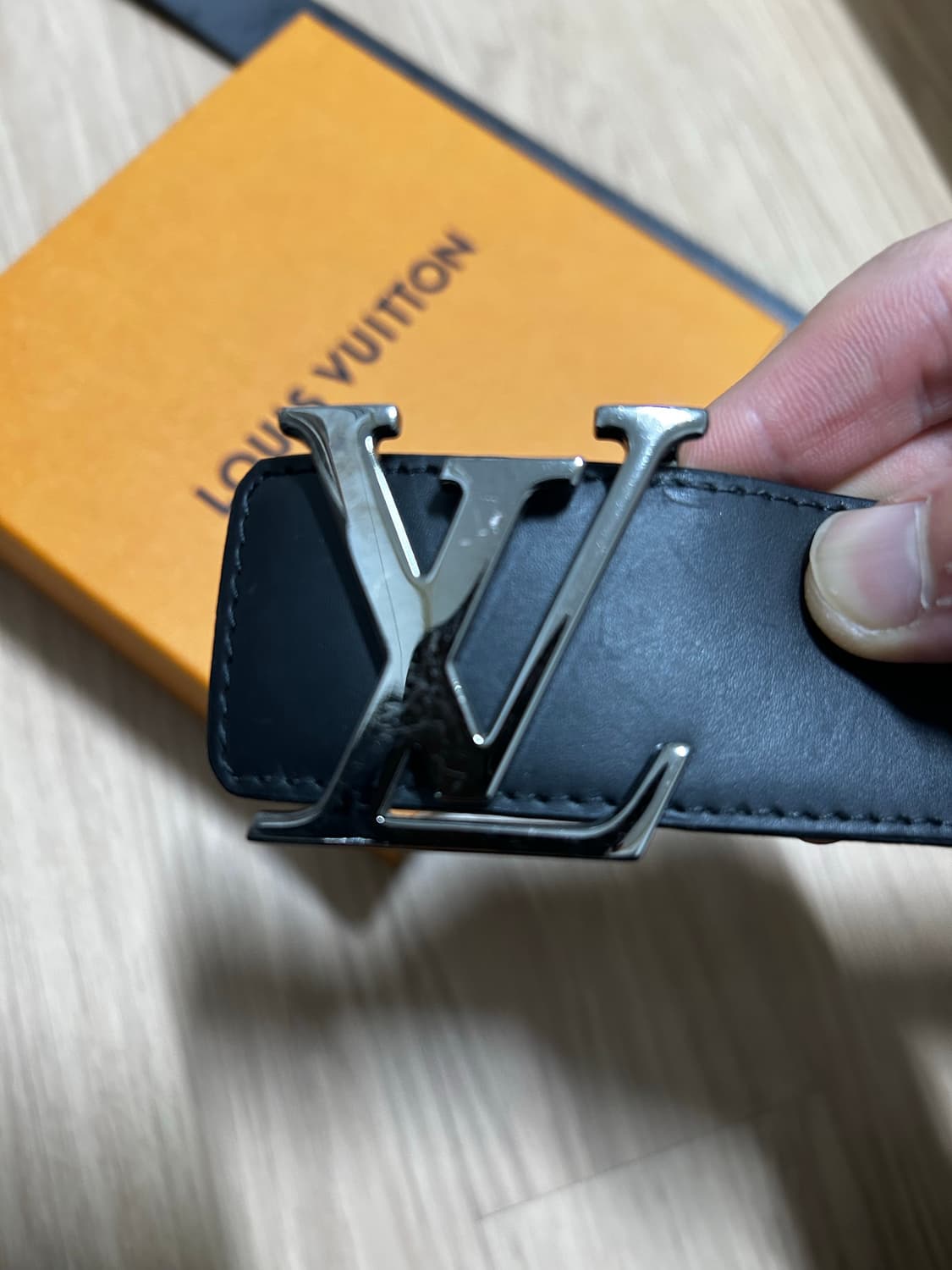 (정품)루이비통 투톤 리버서블 벨트 Louis Vuitton belt 상품이미지3