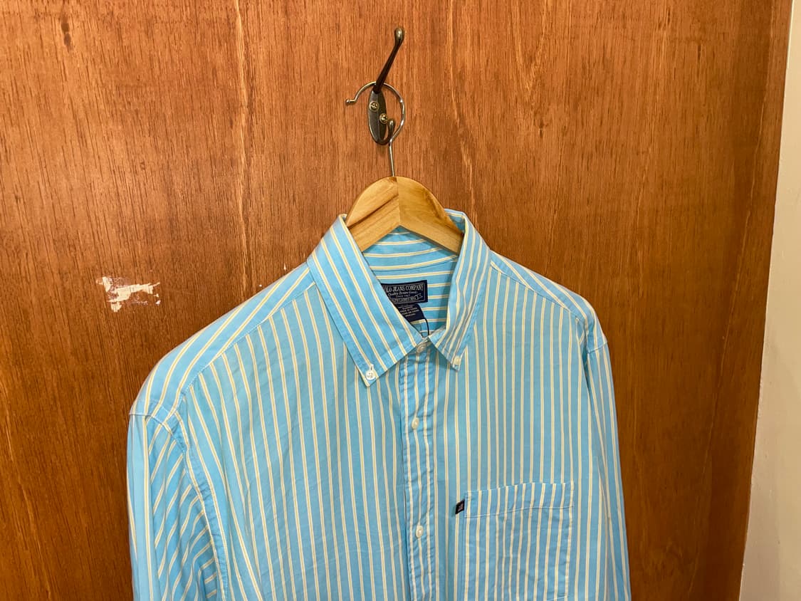 (L) POLO Jeans 폴로 진스 스트라이프 셔츠 상품이미지4