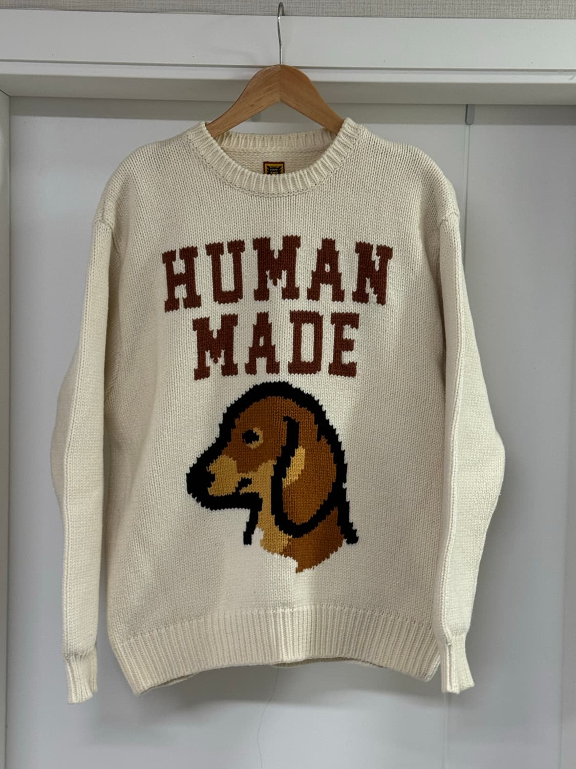 휴먼 메이드 닥스 니트 스웨터 L사이즈 상품이미지1