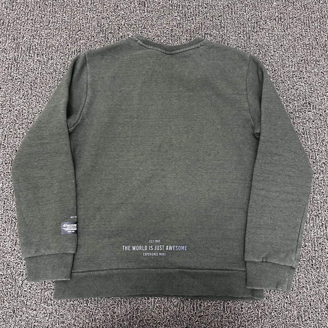 디스커버리 여성 기모 맨투맨 카키 95(M) 상품이미지4