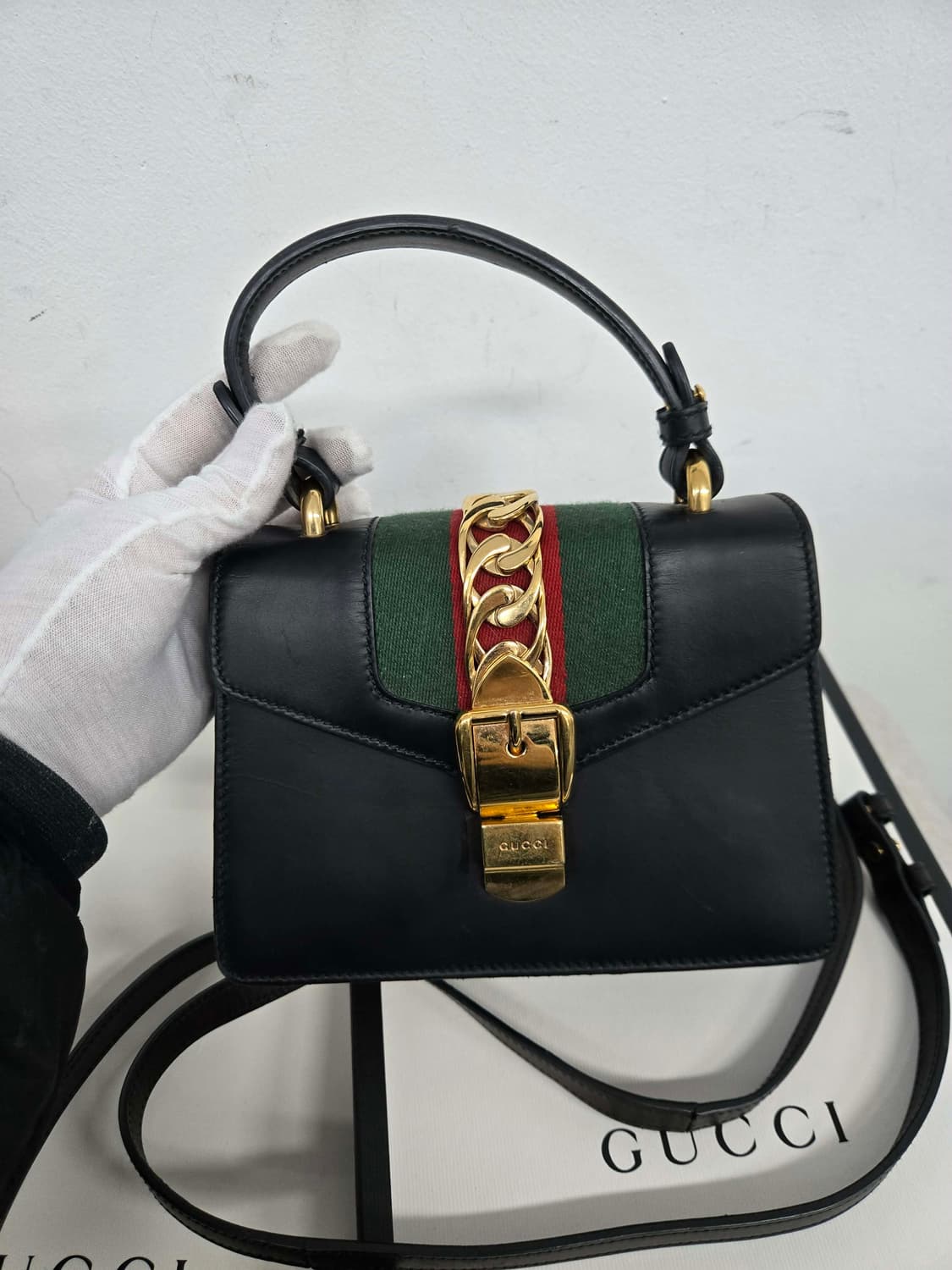 [보증서 정품] 구찌 실비백 상품이미지5