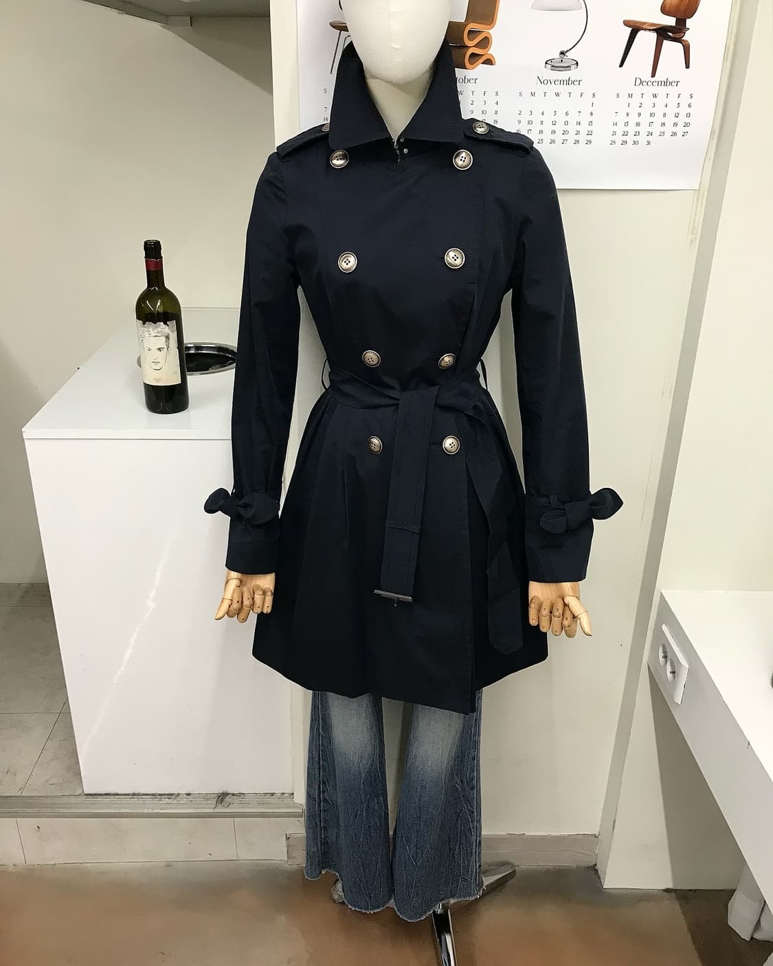 버버리 은장 더블 트렌치 코트 상품이미지7