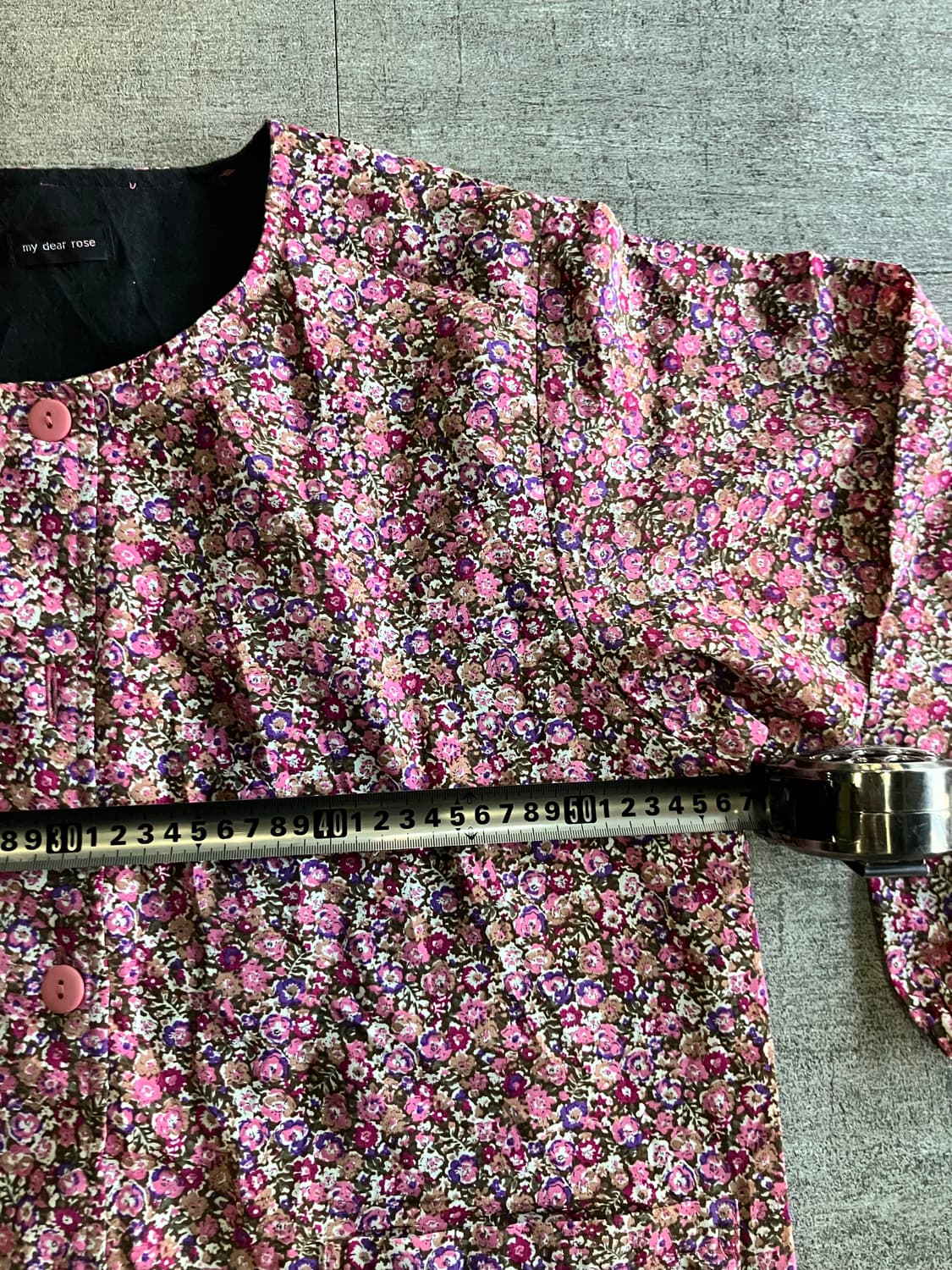 일본빈티지 Mydearrose 하구미모리걸 플라워자켓 상품이미지2