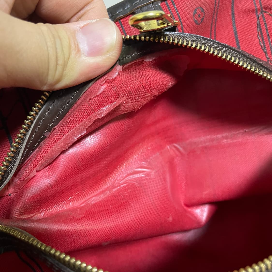 루이비통 다미에 네버풀 GM (손잡이 수선) 상품이미지8