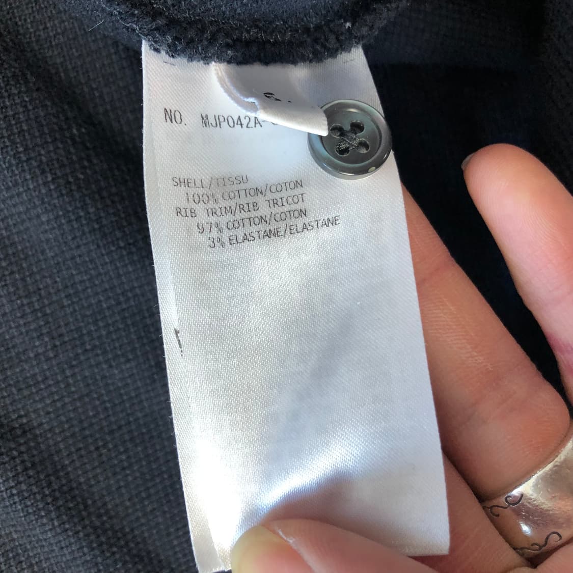 톰브라운 백삼선 카라티  상품이미지8