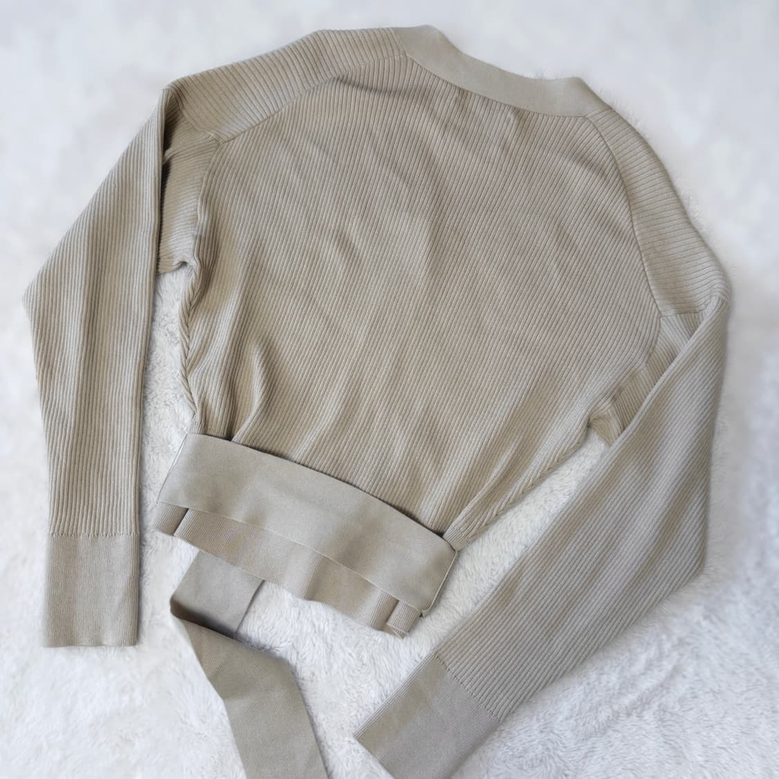 ADAM ET ROPÉ 아담 엣 로페 골지 벨트 가디건 상품이미지5