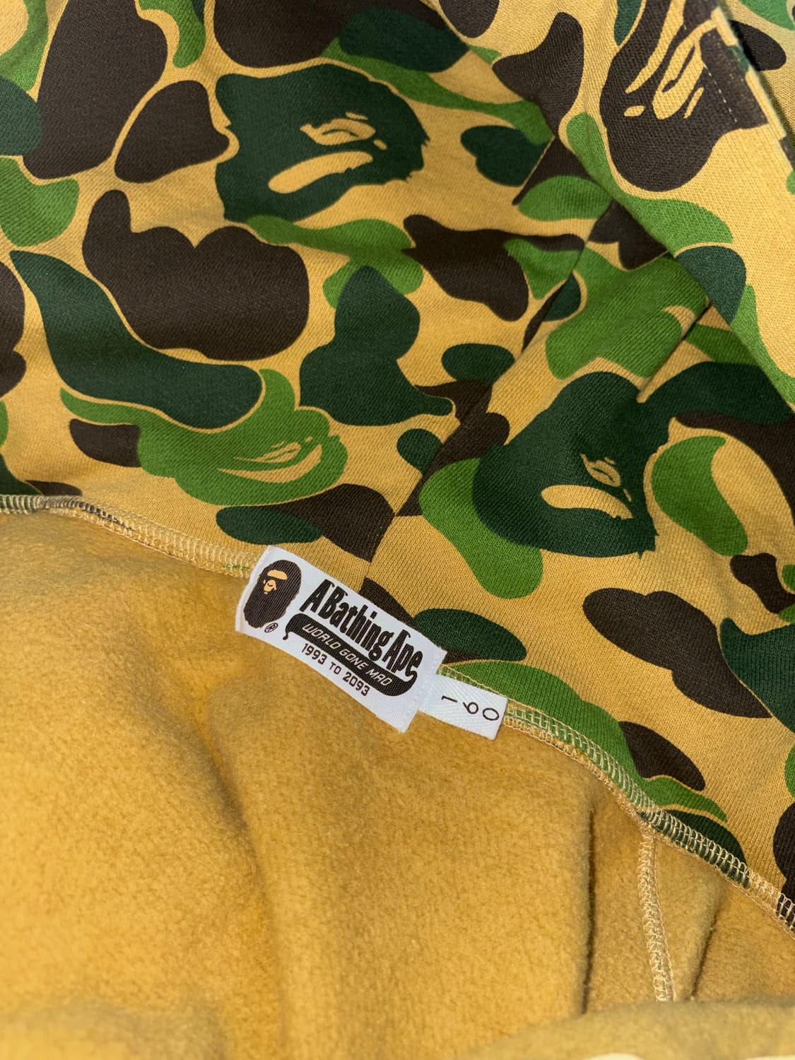 주니어 베이프 퍼스트 카모 후드집업 상품이미지4