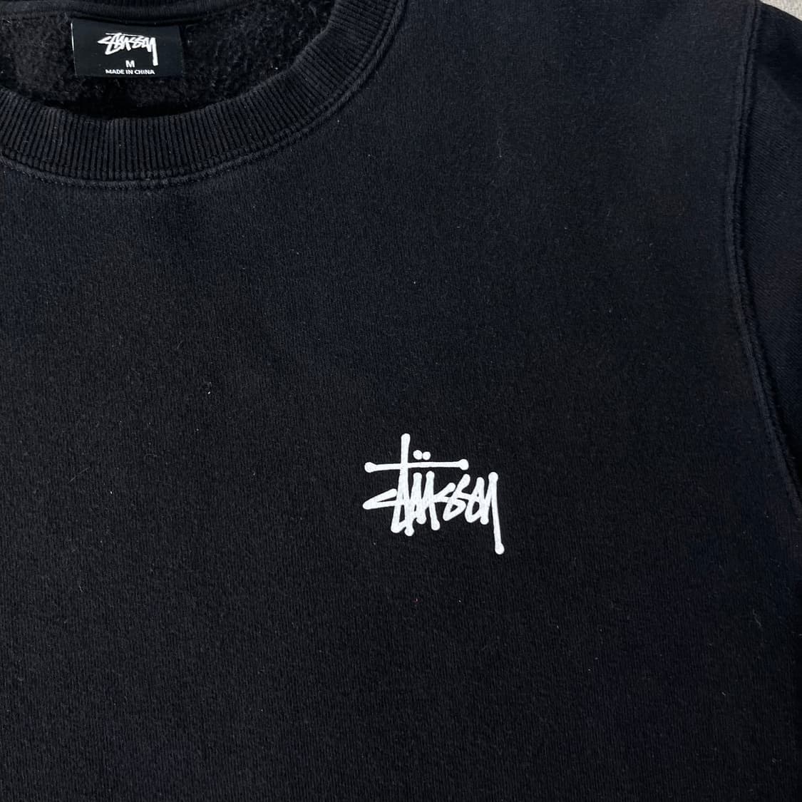 100 스투시 베이직 맨투맨 상품이미지4