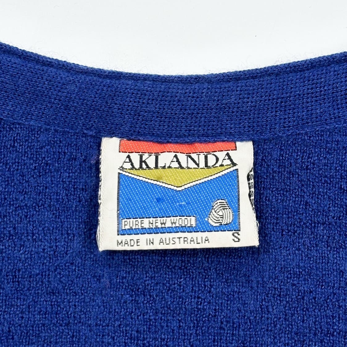 VTG 빈티지 오스트레일리아 케이블 니트 조끼 (S) 상품이미지4