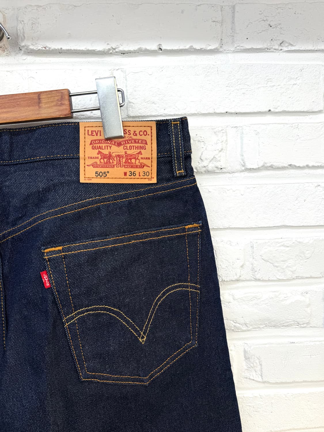 리바이스 505 레귤러핏 데님팬츠 상품이미지5