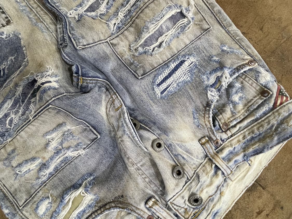 폴로랄프로렌(DS)/멀티패치 디스트레스드 청바지(31“) 상품이미지3