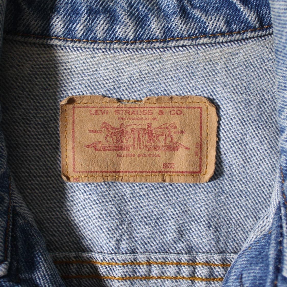 90's Levi’s 리바이스 타입3 트러커 데님 자켓 L034 상품이미지6