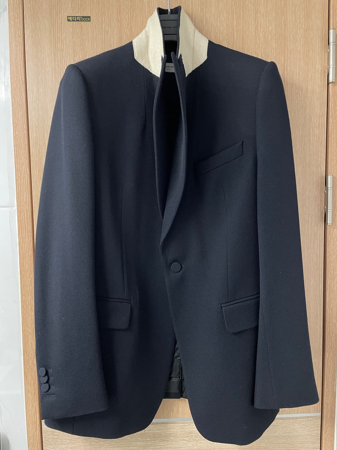 DRIES VAN NOTEN Black Twill Blazer 상품이미지3