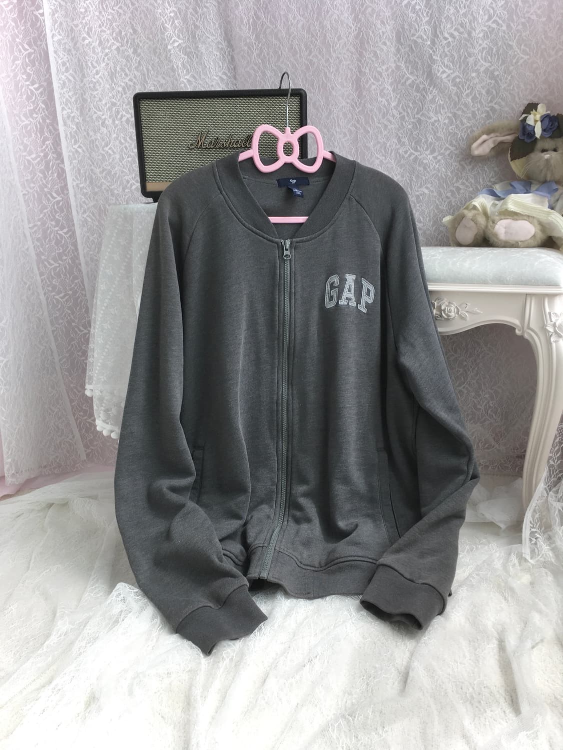 GAP charcoal zip up 상품이미지3