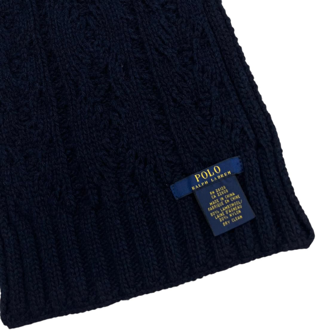 폴로 랄프로렌 성조기 네이비 니트 머플러 상품이미지5