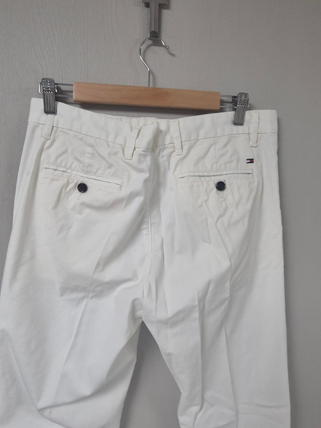 타미힐피거 화이트 치노팬츠(면바지) 32-33인치 상품이미지5