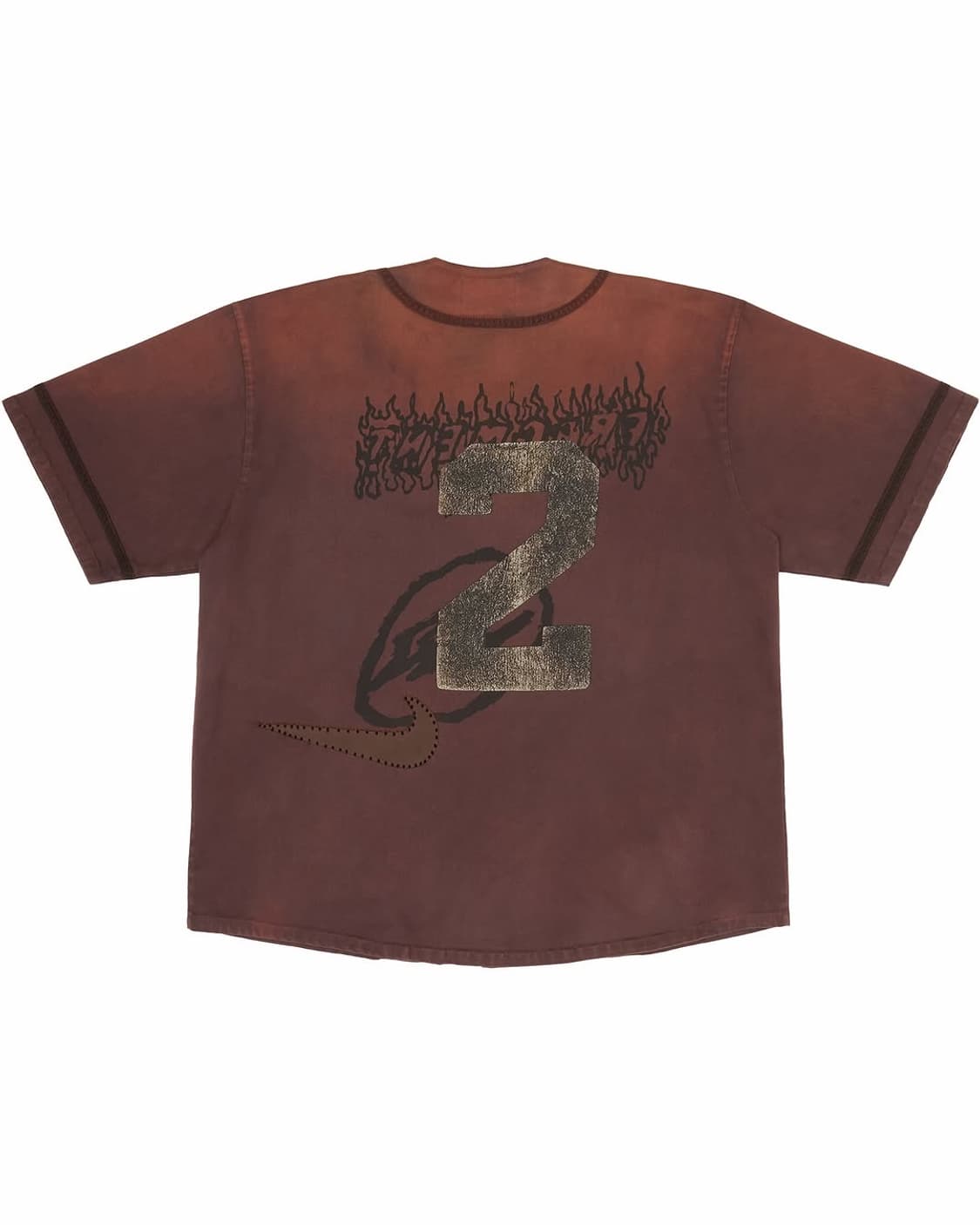 캑터스잭 프라그먼트 나이키 트래비스스캇 베이스볼 저지 L 상품이미지2