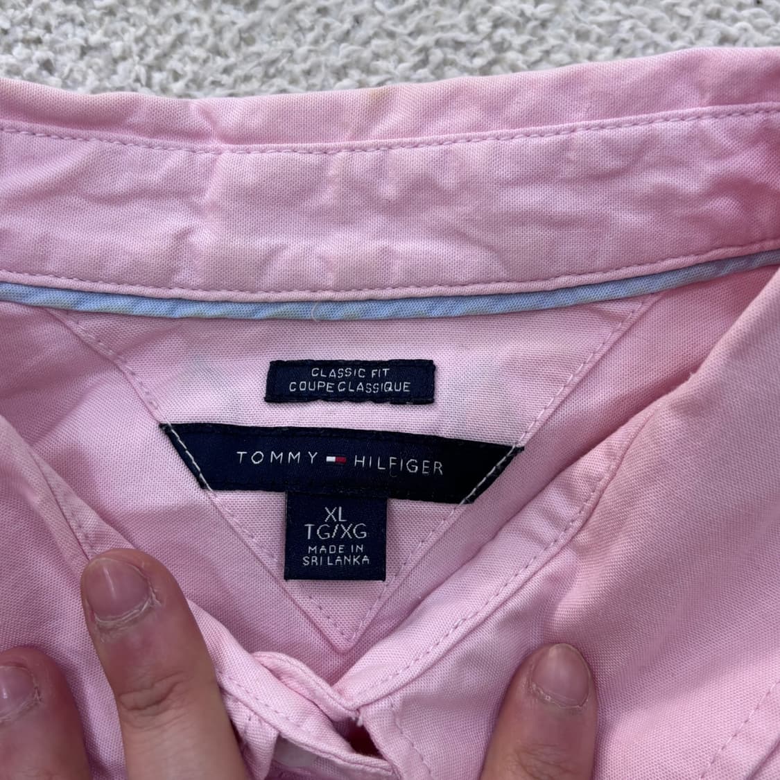 XL 타미힐피거 에센셜 포플린 셔츠 0408E1 상품이미지3