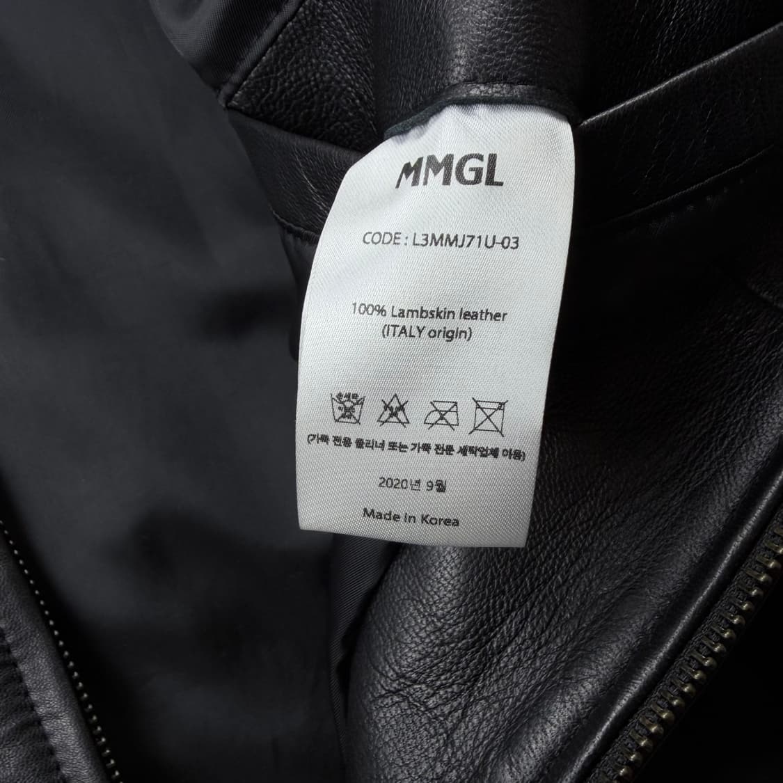 MMGL 이탈리아 램스킨 투웨이 레더자켓 상품이미지5