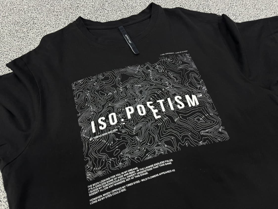 ISO.POETISM Tobias Birk Nielsen 티셔츠 상품이미지2