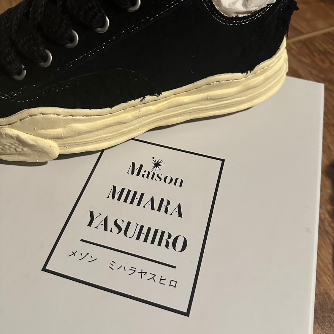 [43] 메종 미하라 야스히로 행크 OG 스니커 솔 블랙 상품이미지4