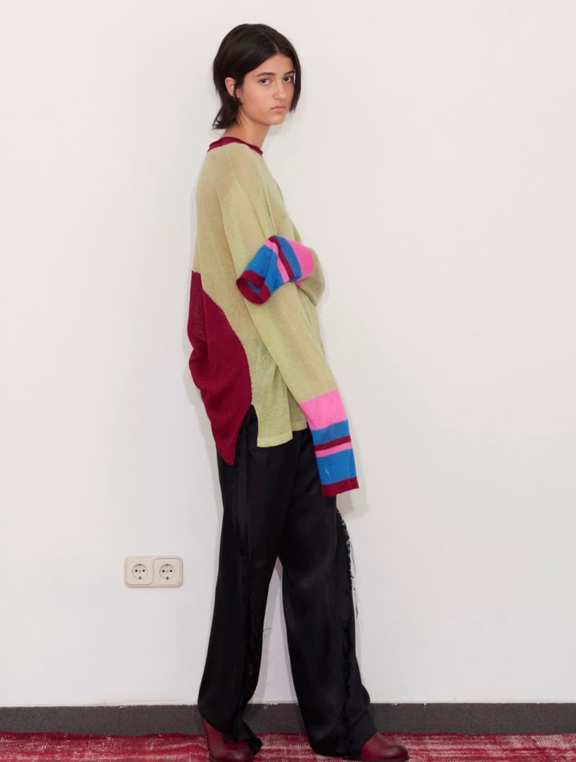 에드워드 커밍 하프문 루즈 스웨터 상품이미지3