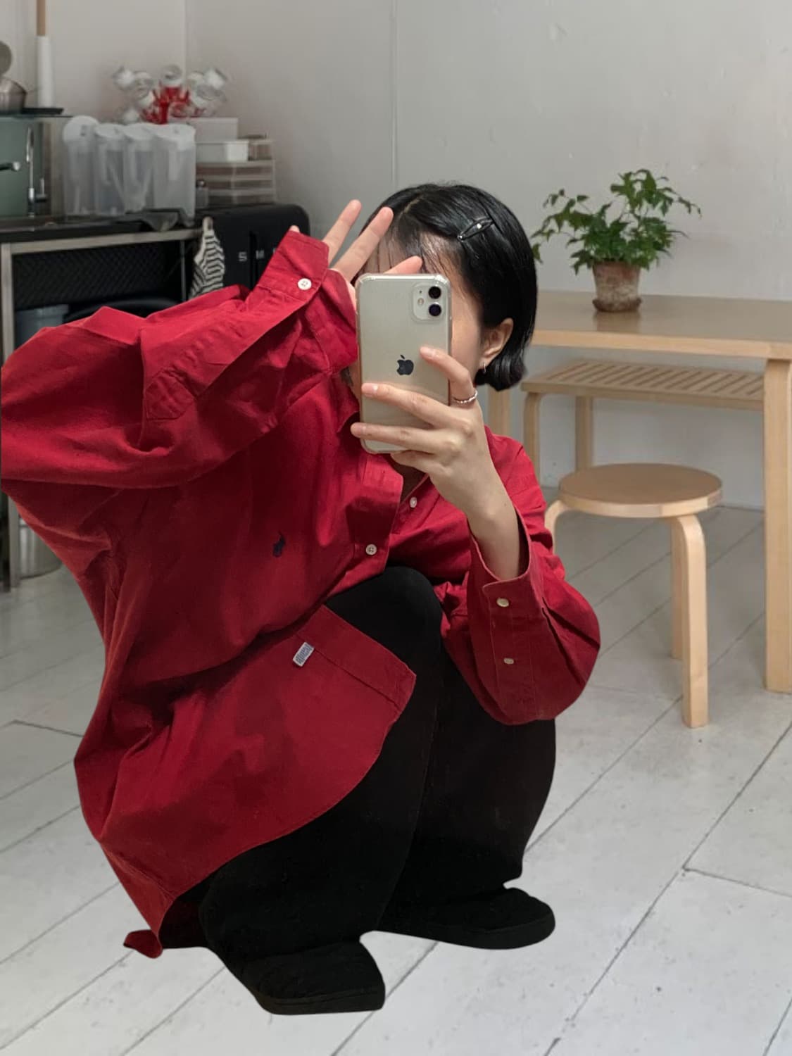 폴로 랄프로렌 솔리드 셔츠 (Man 2XL) AB0825 상품이미지1