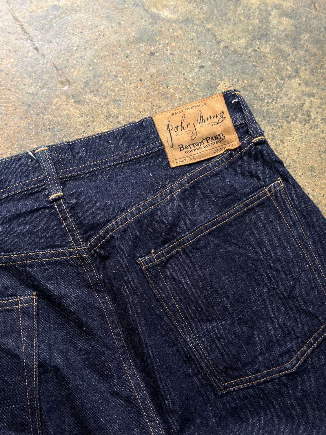 WAREHOUSE X BER BER JIN DENIM PANTS 상품이미지7