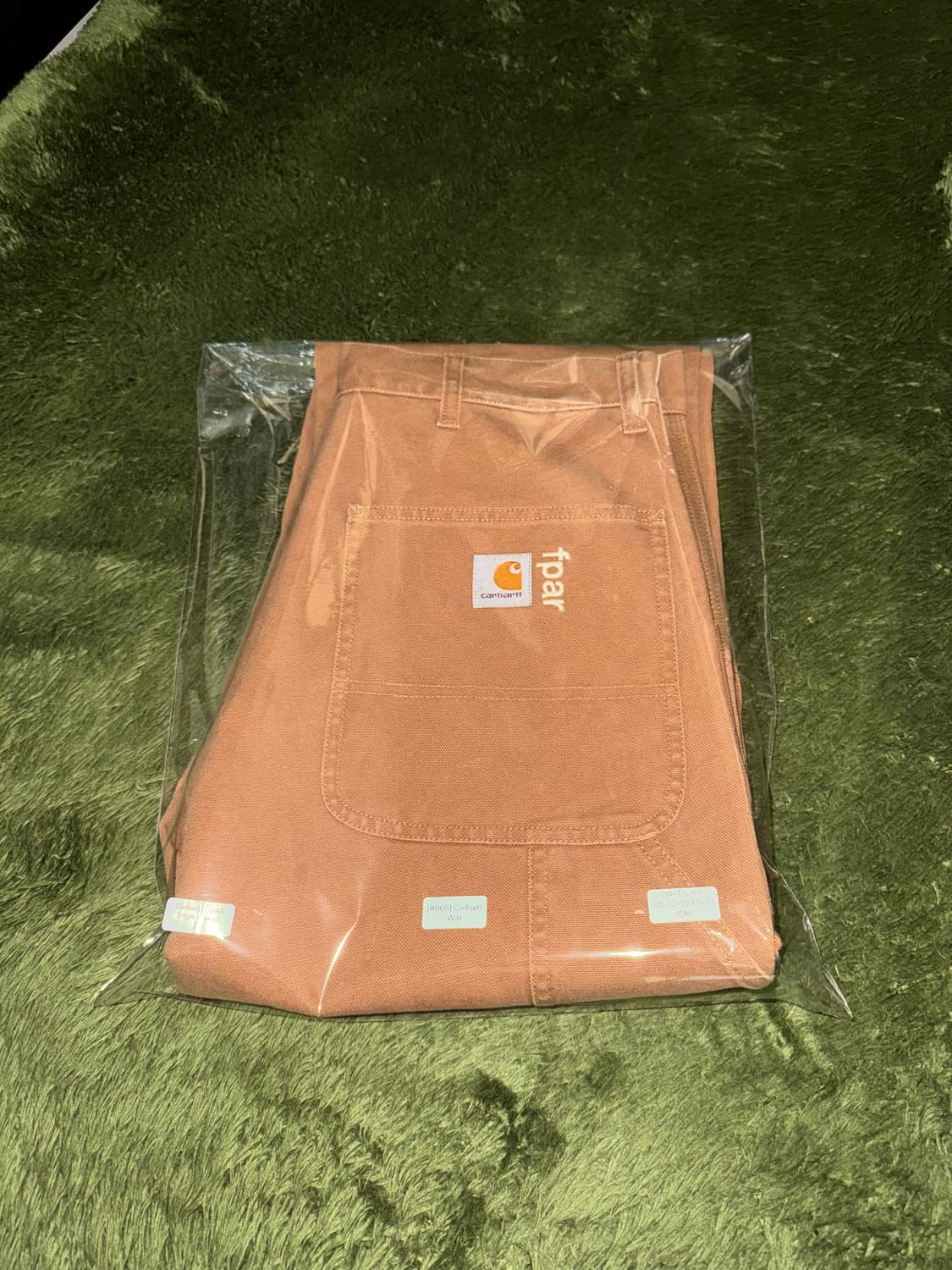 [S] 칼하트 WIP X FPAR 콜라보 싱글니 카펜터 팬츠 탄 상품이미지10