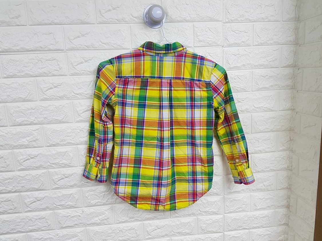 폴로 체크남방 키즈5사이즈 115/60 상품이미지5