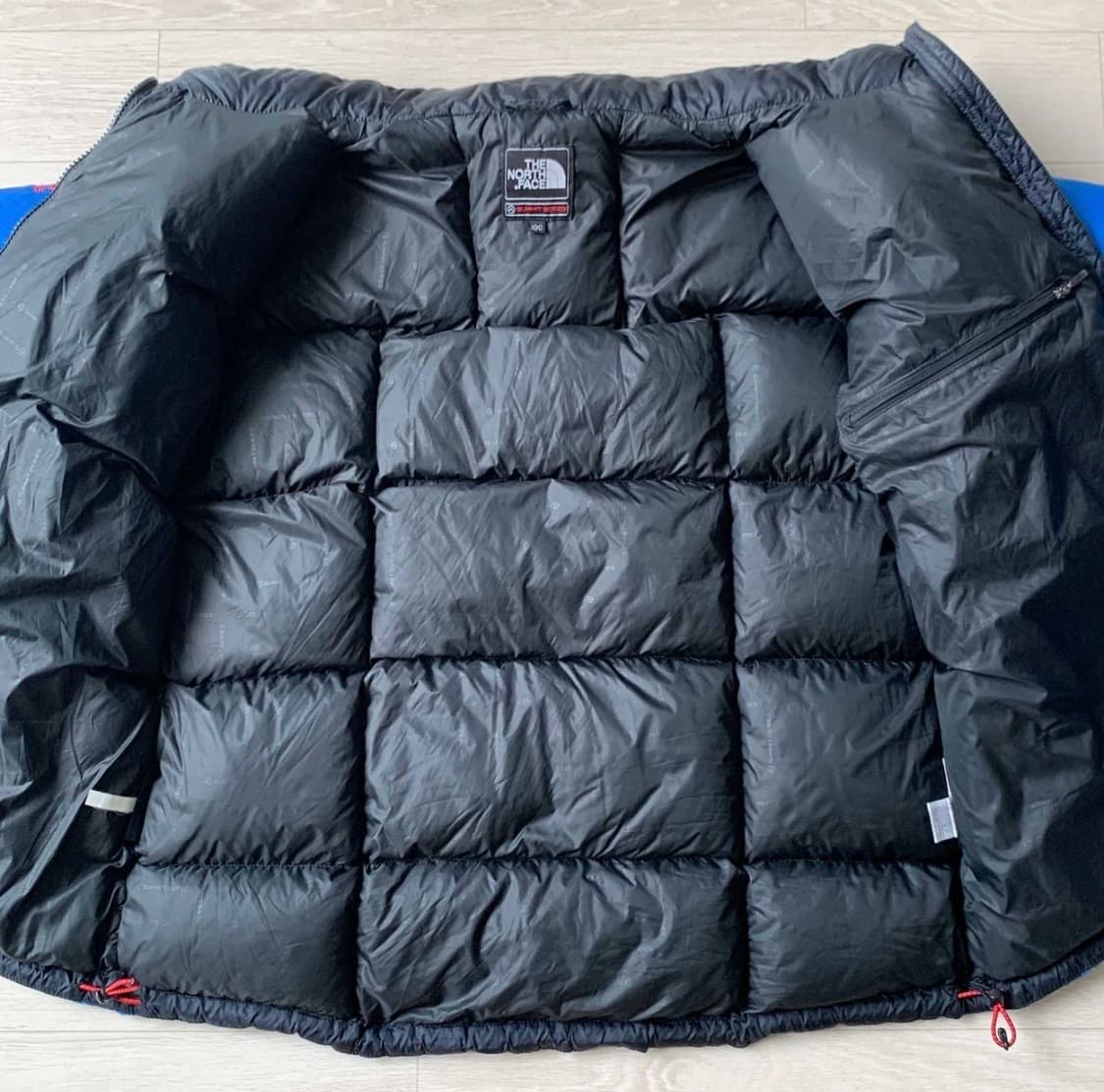 노스 페이스 800 구스 다운 패딩 블루 L 상품이미지10