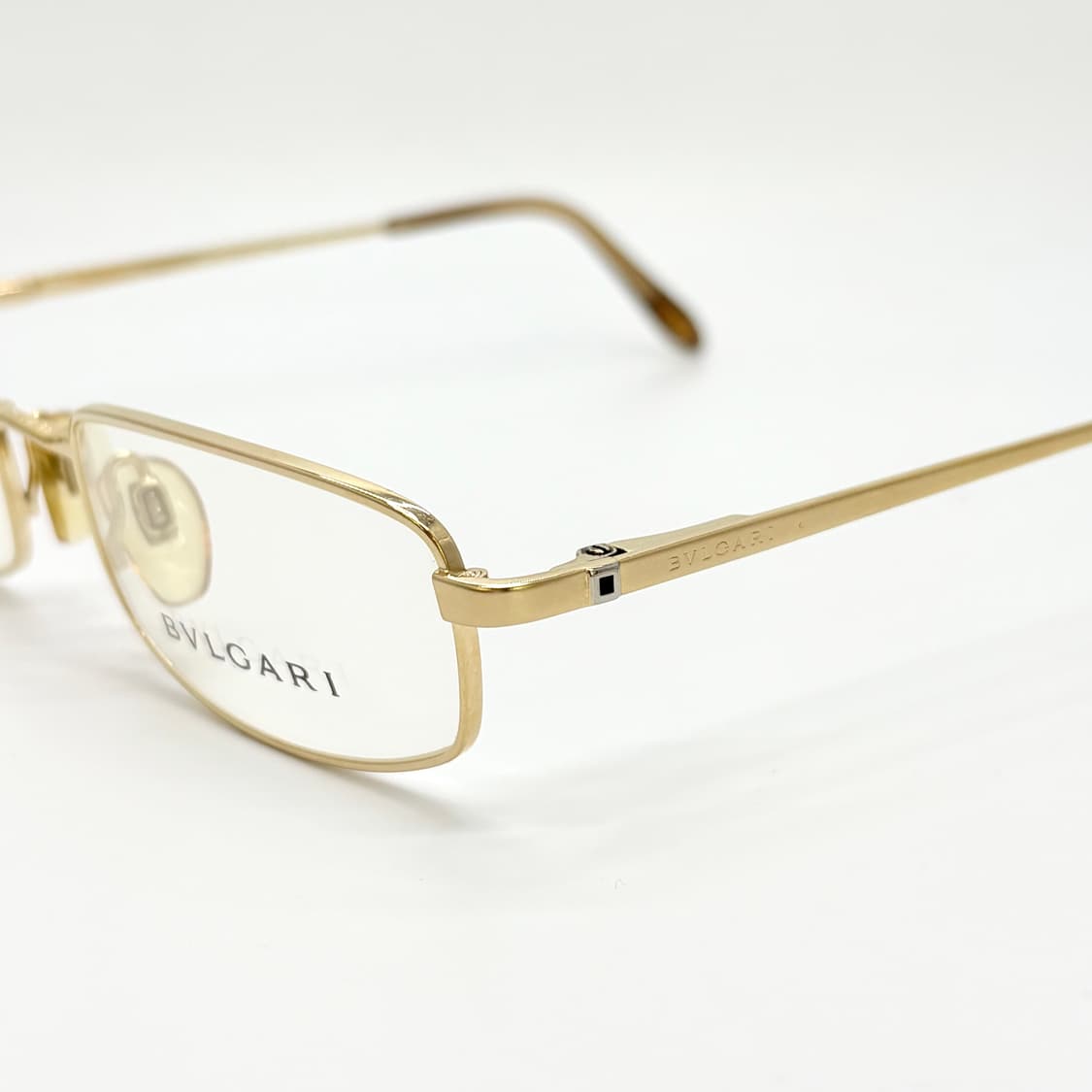 BVLGARI 불가리 골드 스퀘어 긱시크 안경 상품이미지4
