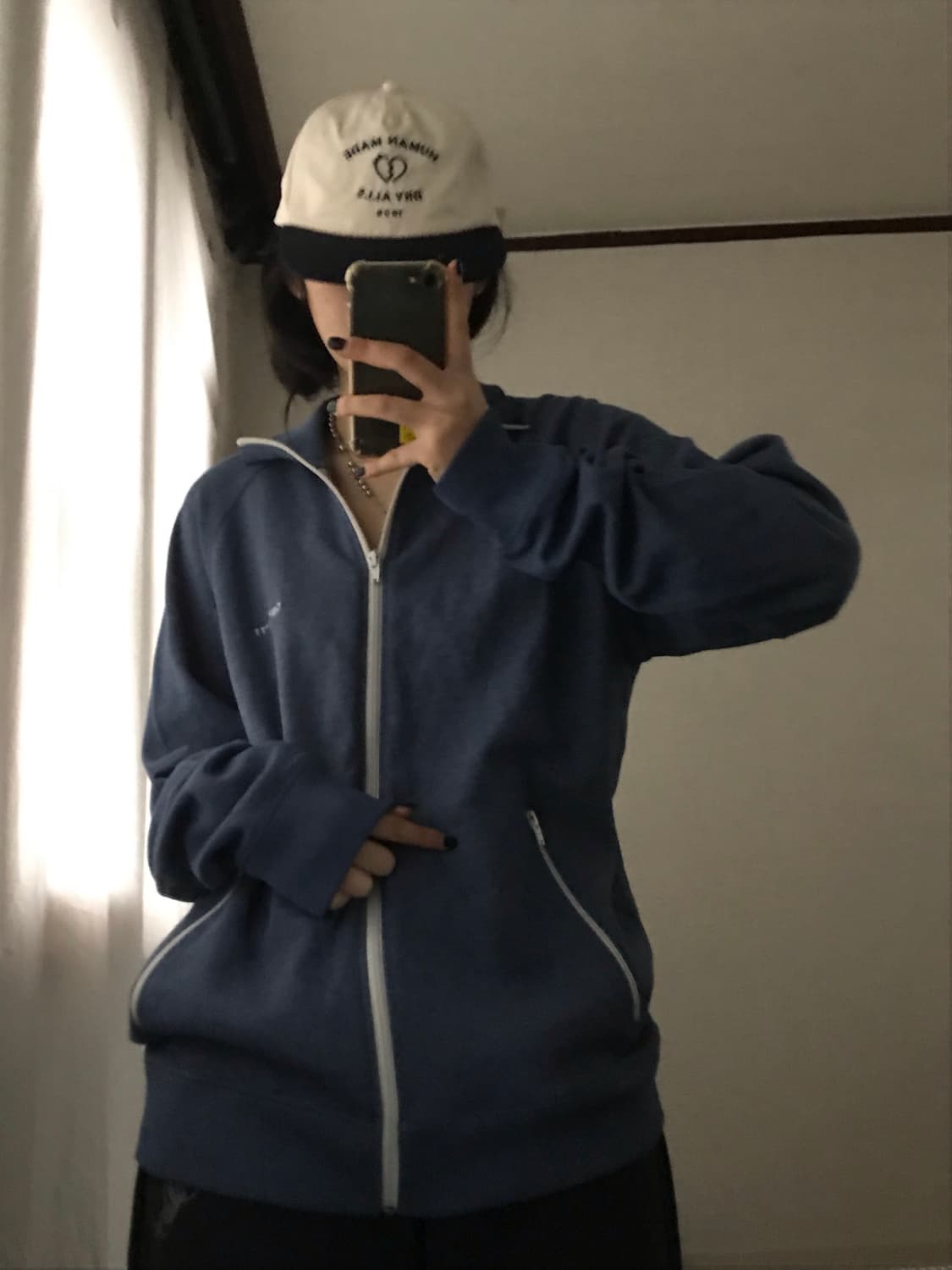 칼하트 네이비 면집업 상품이미지2