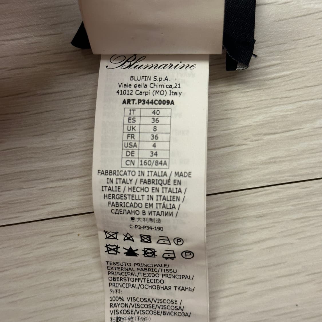 블루마린 Blumarine 비스코스 드레이핑 탑 상품이미지6